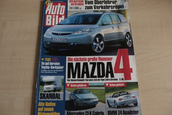 Deckblatt Auto Bild (12/2003)